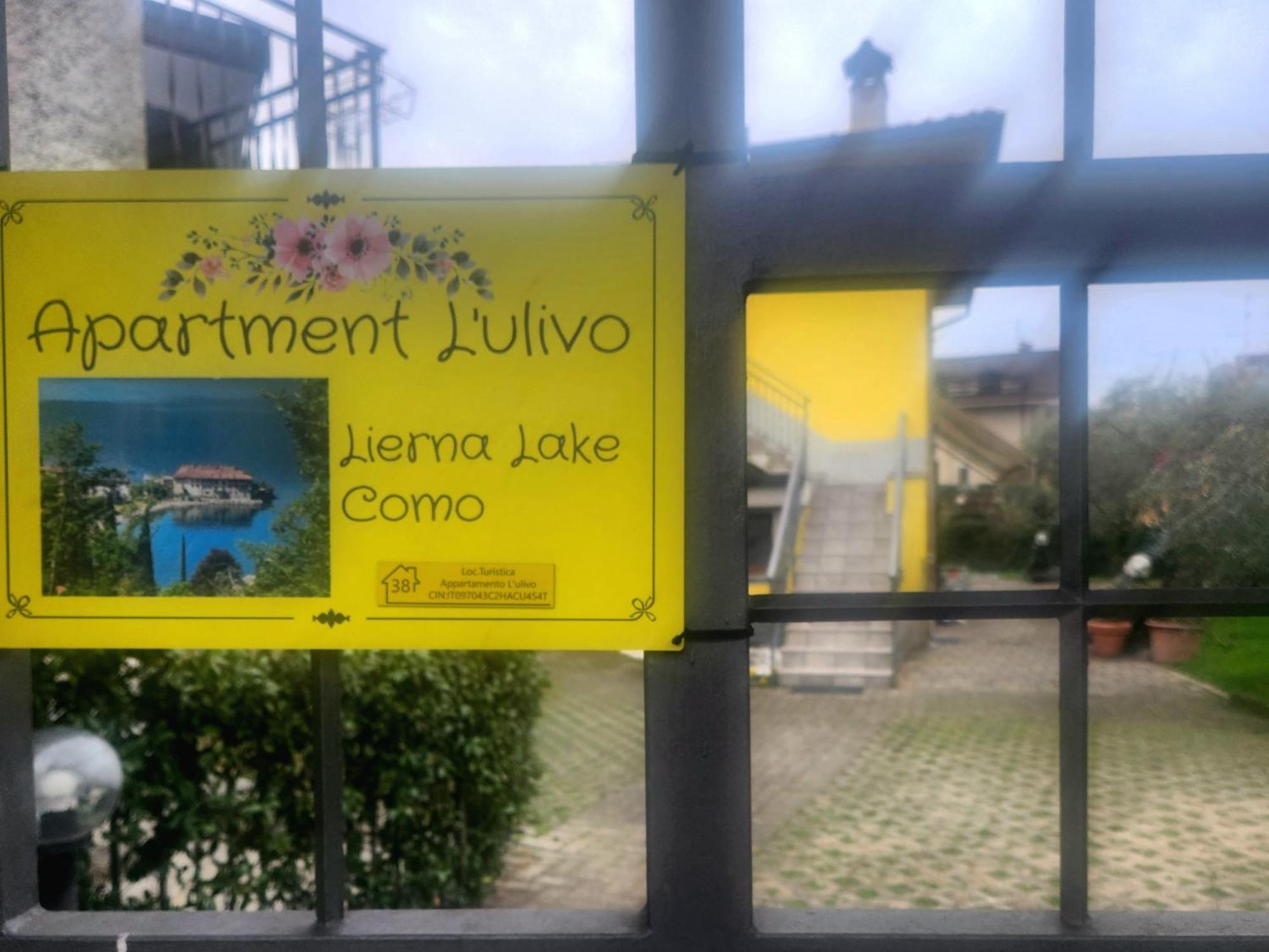 Apartment L'Ulivo Lake View In Private Street Lierna Exterior foto
